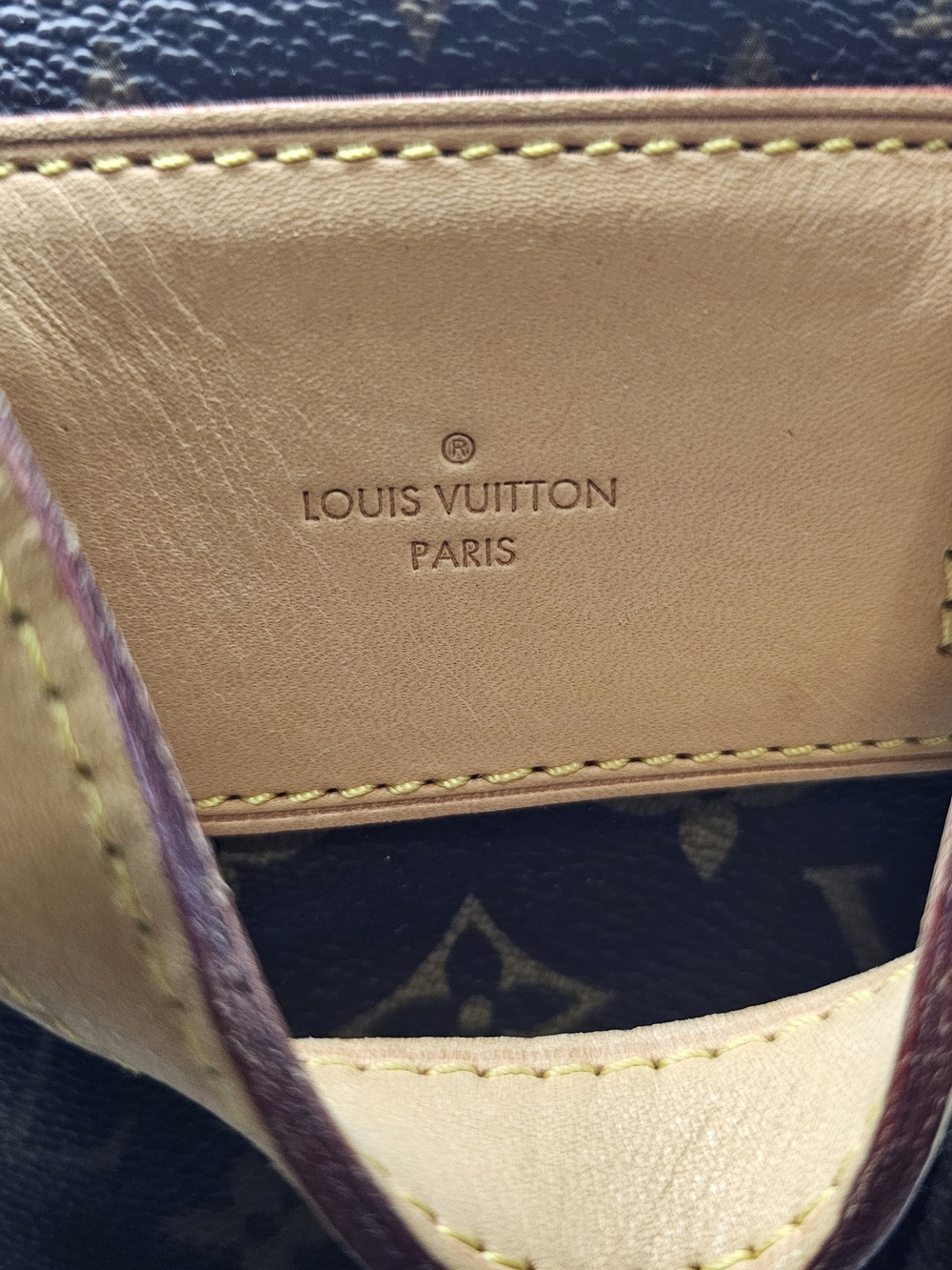 Louis Vuitton Monogram Bosphore Canvas Backpack in Brown and Tan - Picture 8 of 15